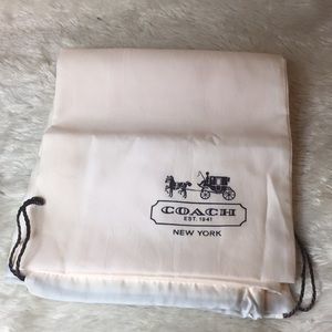 ⬇️Coach large Drawstring Dust Bag